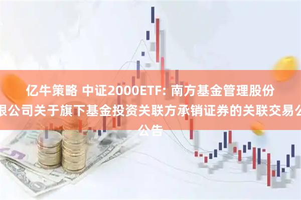 亿牛策略 中证2000ETF: 南方基金管理股份有限公司关于旗下基金投资关联方承销证券的关联交易公告